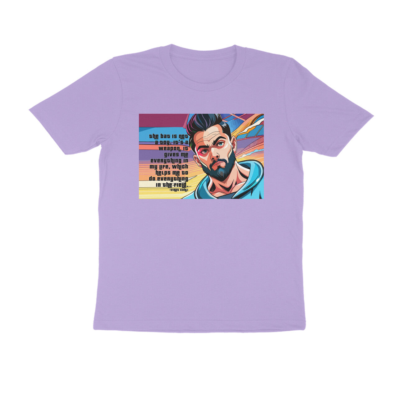 Half-Sleeve Round Neck T-Shirt β Crickter -virat kohli