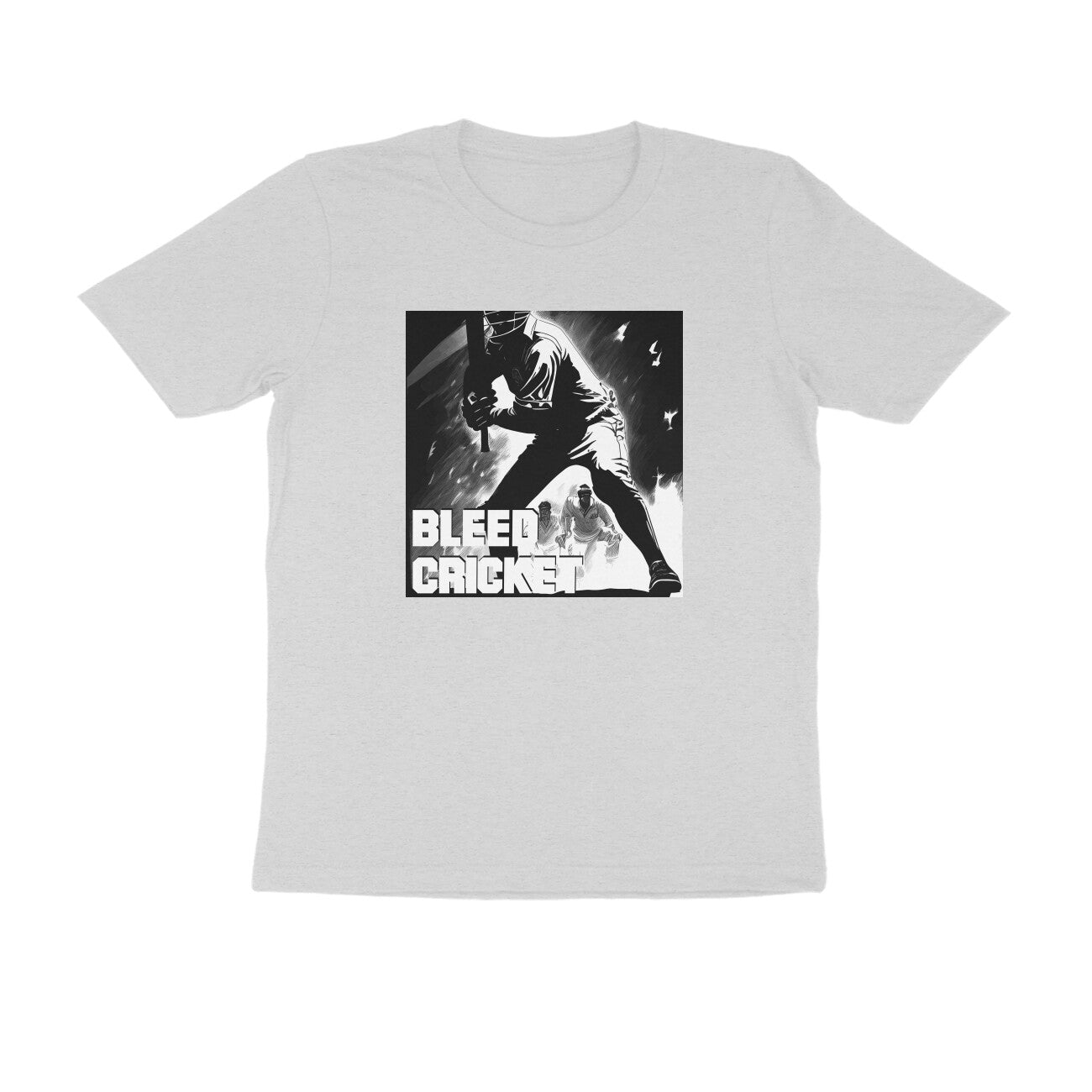 Half-Sleeve Round Neck T-Shirt β Bleed Cricket 4