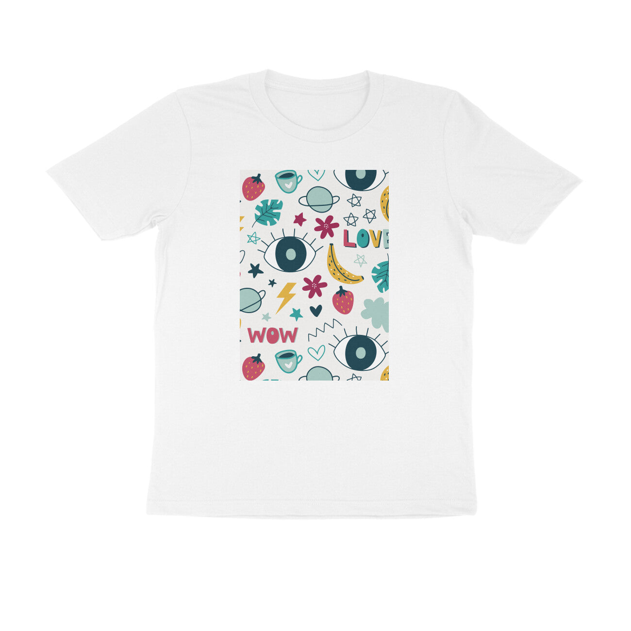 Half Sleeve Round Neck T-Shirt β Abstract puraidoprints