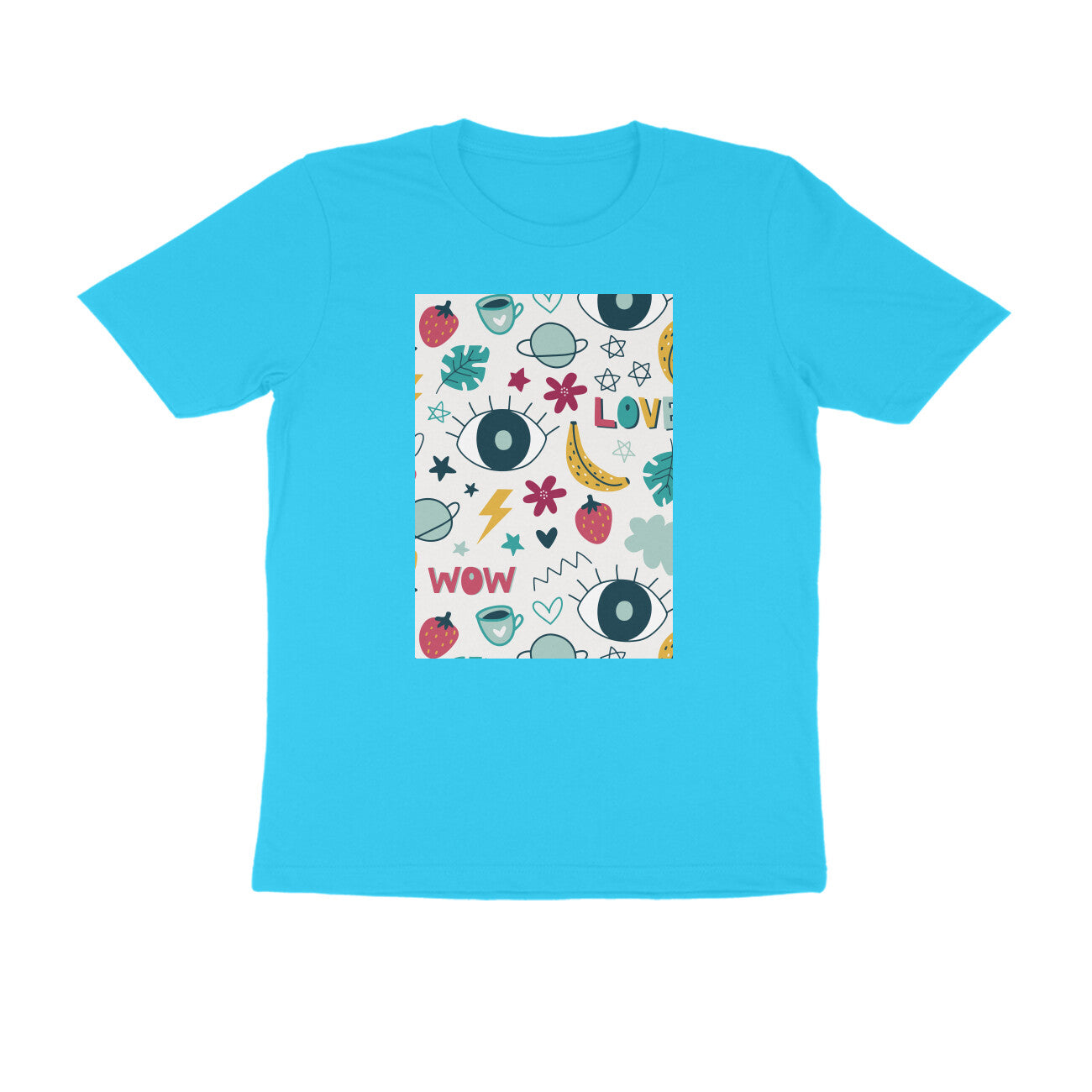 Half Sleeve Round Neck T-Shirt β Abstract puraidoprints