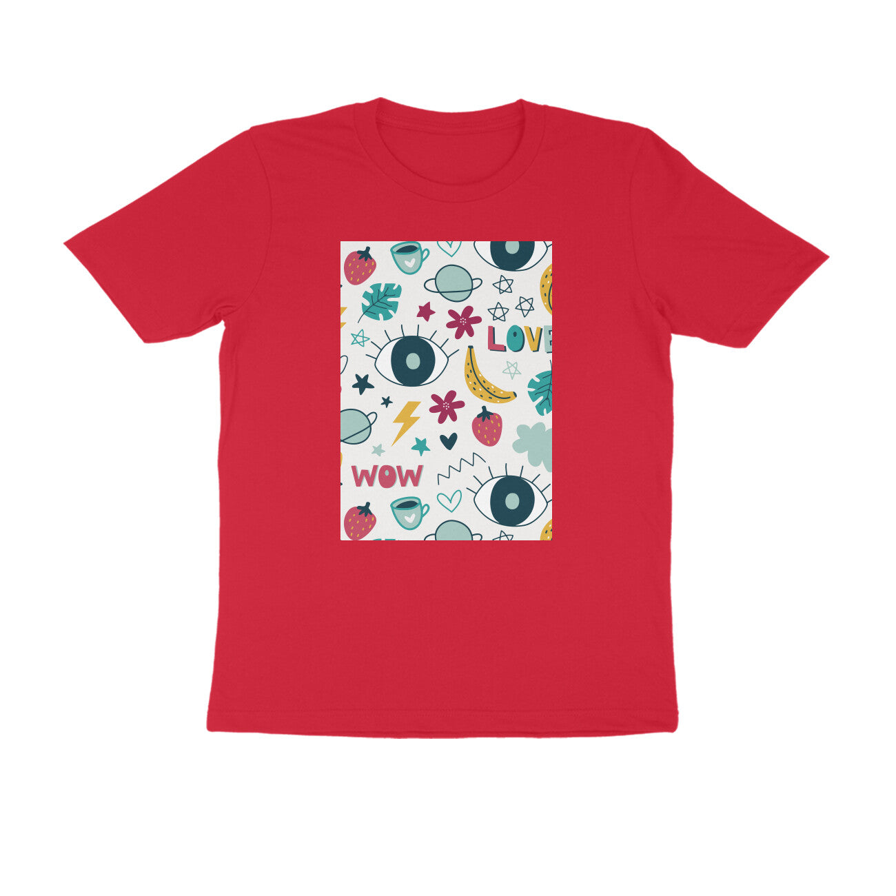Half Sleeve Round Neck T-Shirt β Abstract puraidoprints