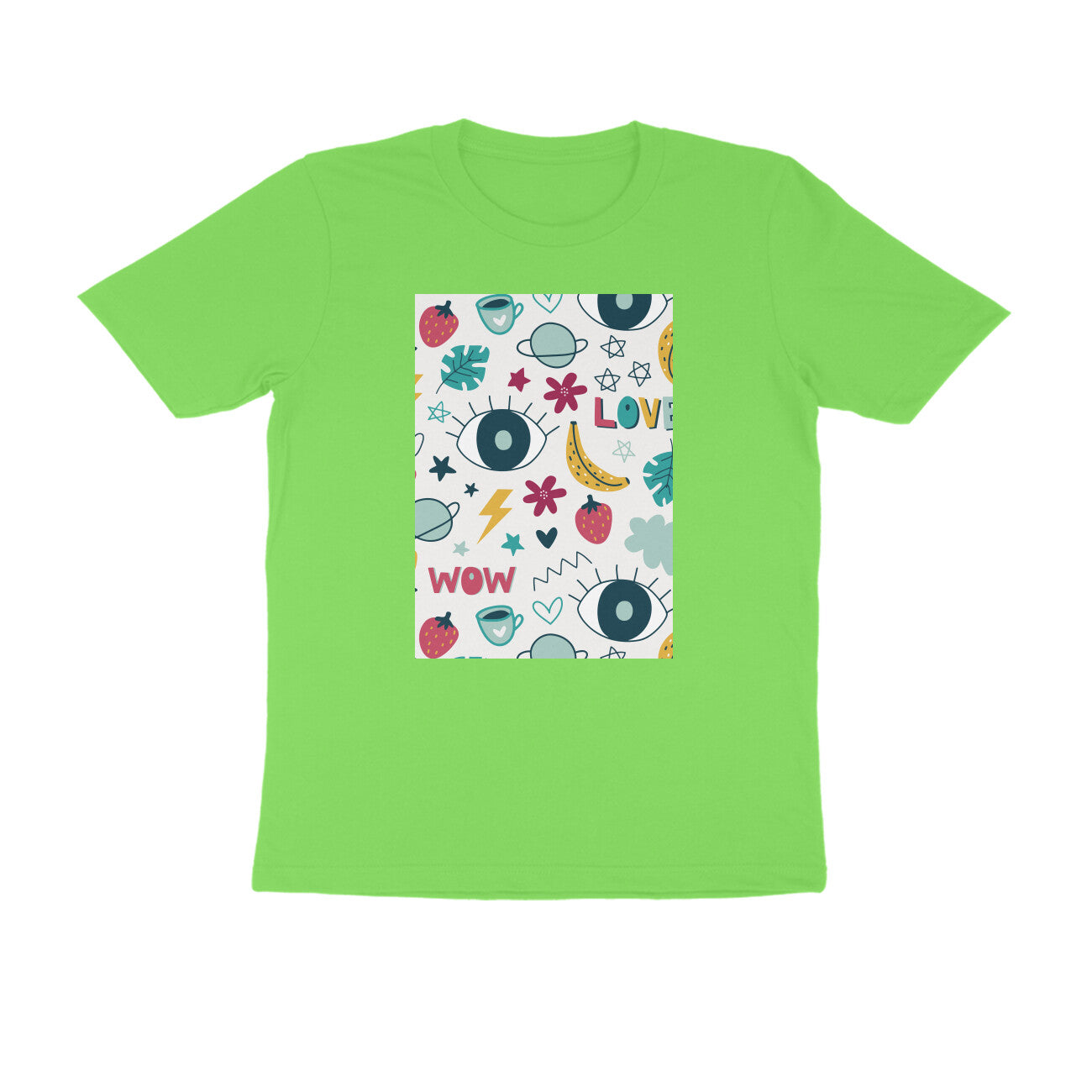 Half Sleeve Round Neck T-Shirt β Abstract puraidoprints