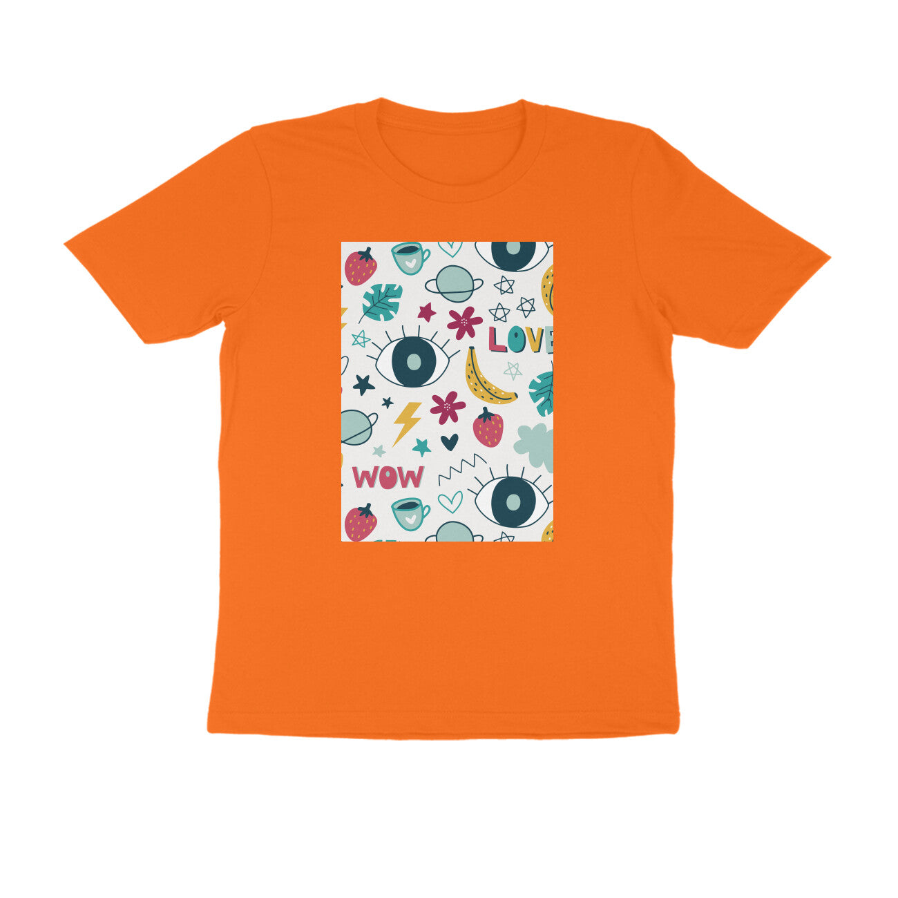 Half Sleeve Round Neck T-Shirt β Abstract puraidoprints