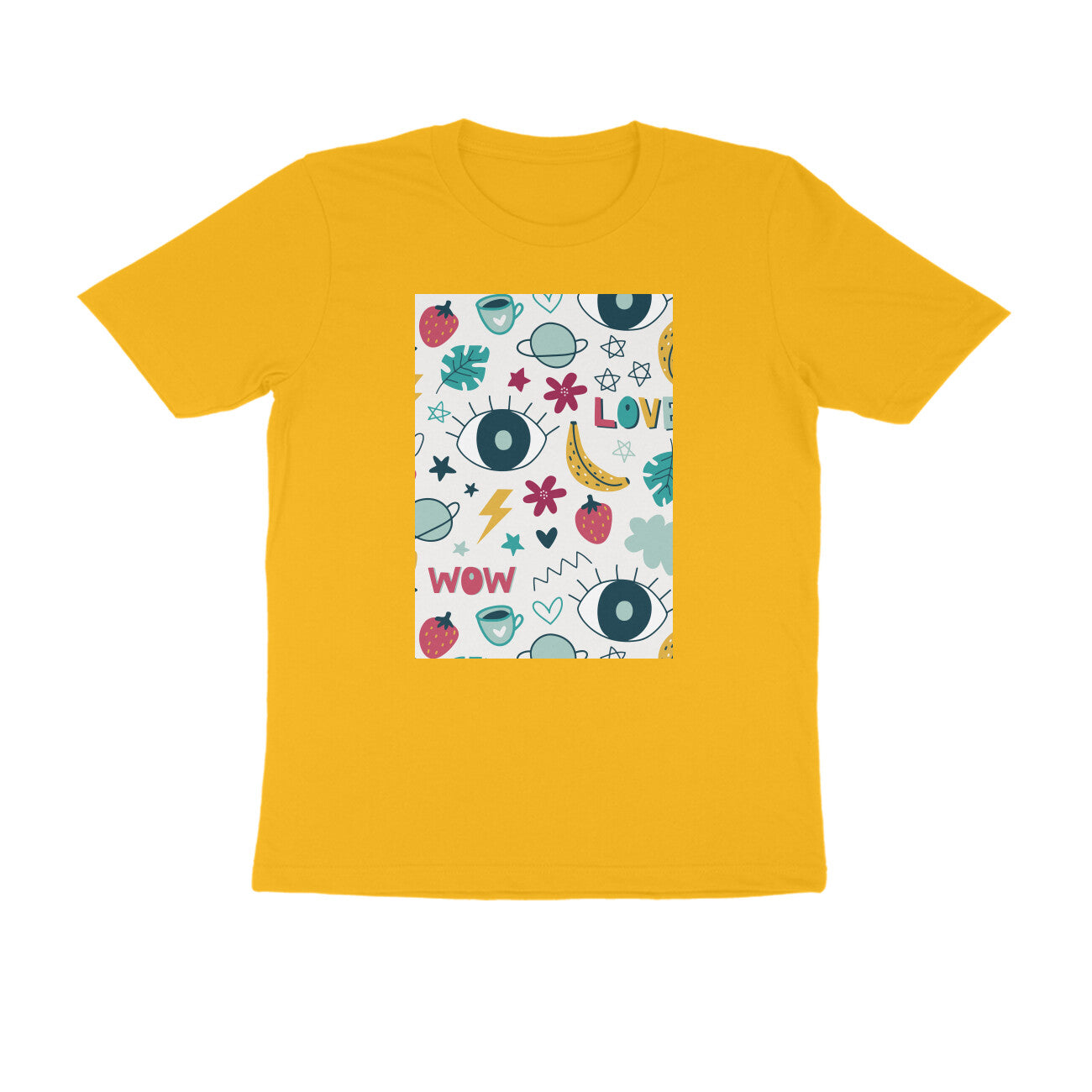 Half Sleeve Round Neck T-Shirt β Abstract puraidoprints