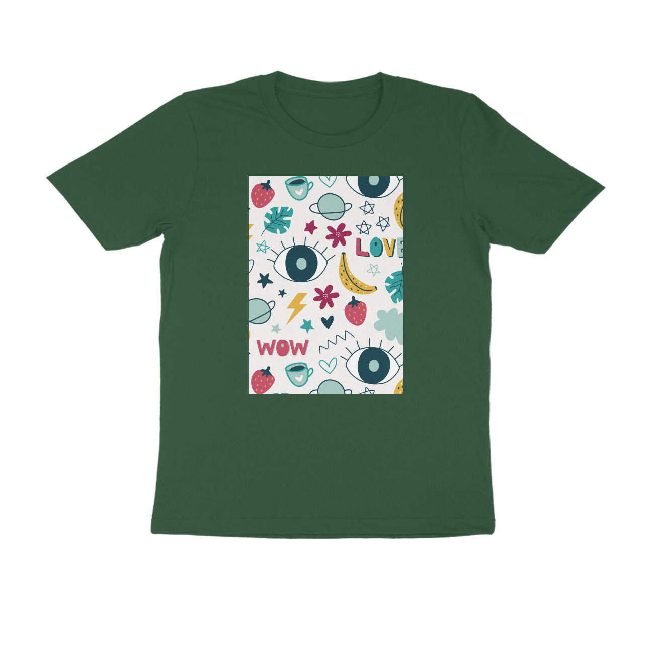 Half Sleeve Round Neck T-Shirt β Abstract puraidoprints