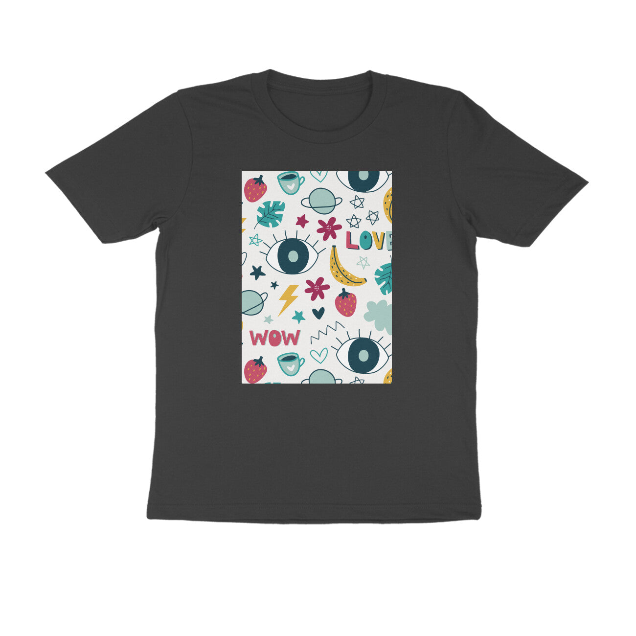 Half Sleeve Round Neck T-Shirt β Abstract puraidoprints