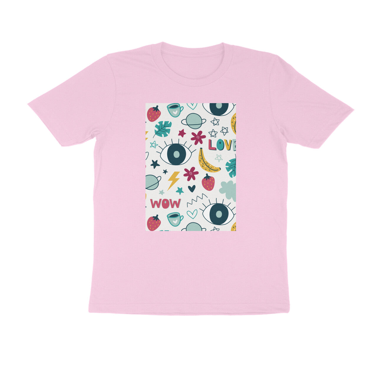Half Sleeve Round Neck T-Shirt β Abstract puraidoprints