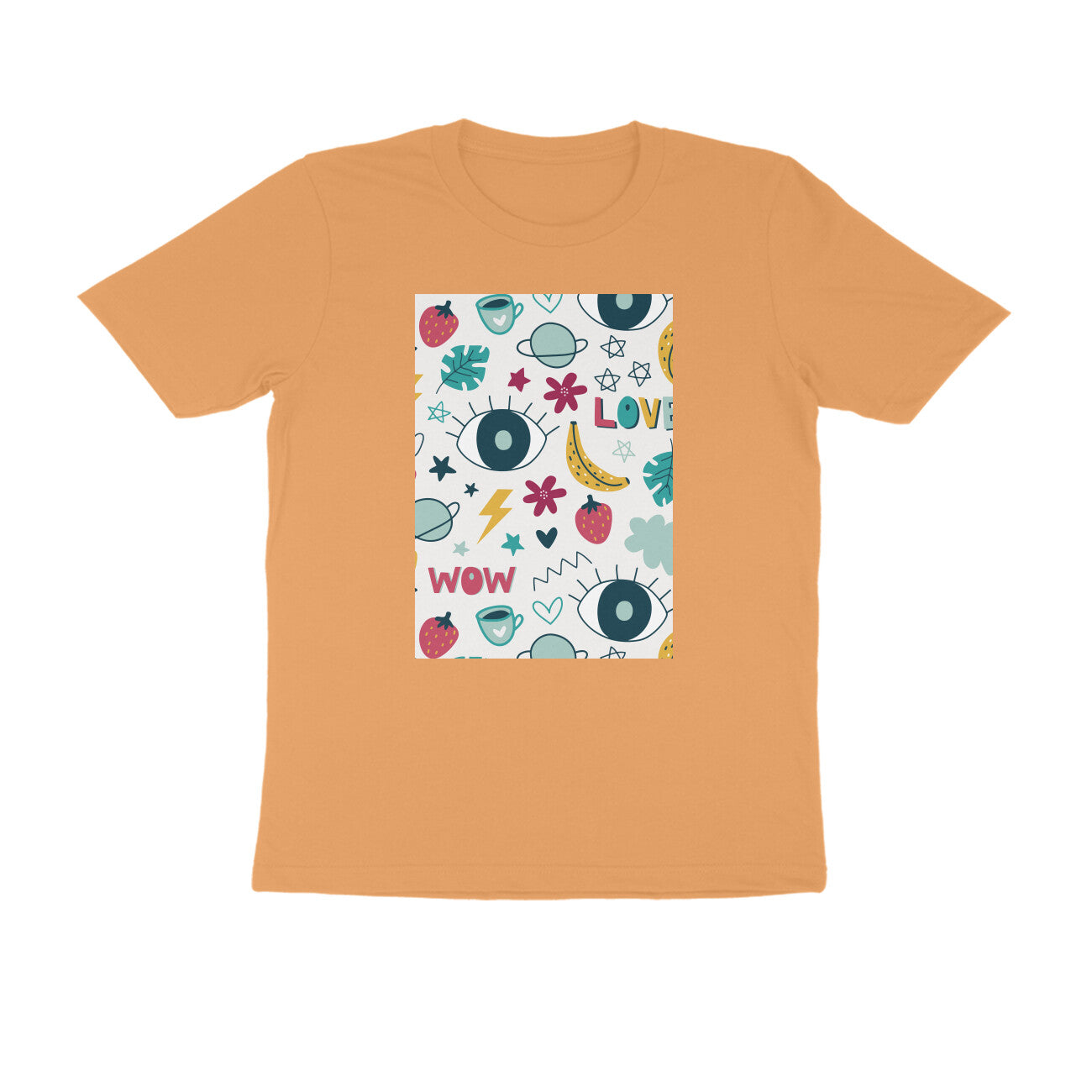 Half Sleeve Round Neck T-Shirt β Abstract puraidoprints