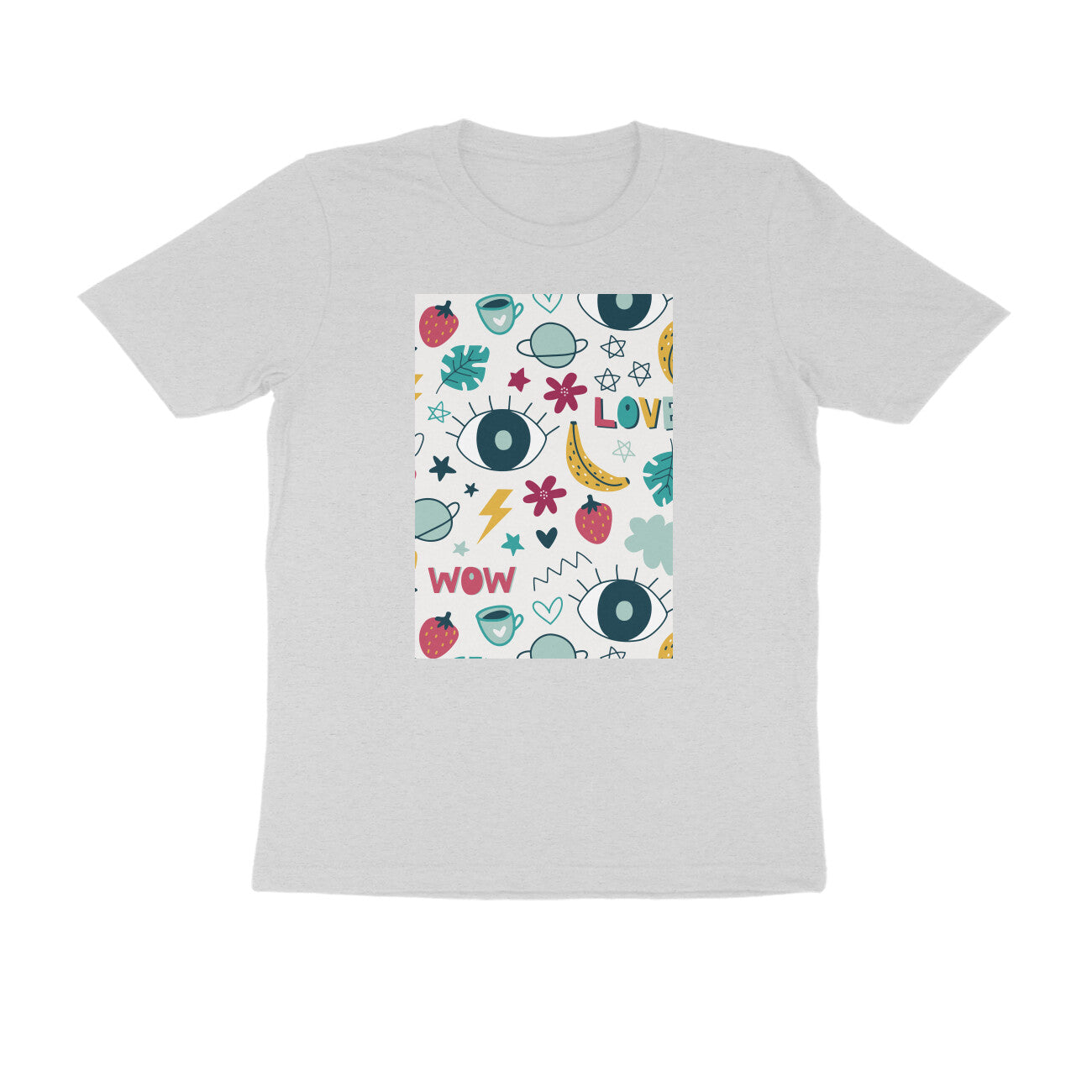 Half Sleeve Round Neck T-Shirt β Abstract puraidoprints