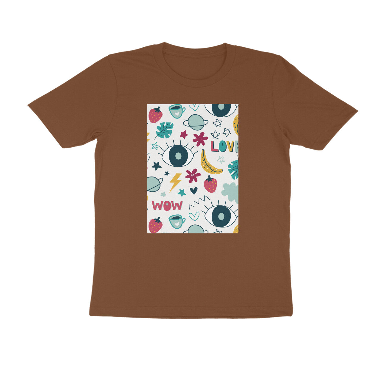 Half Sleeve Round Neck T-Shirt β Abstract puraidoprints