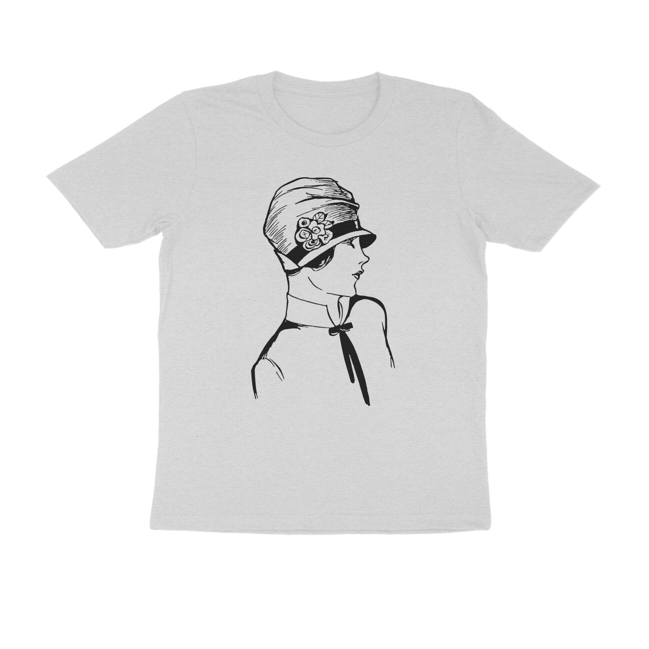 Half Sleeve Round Neck T-Shirt β Black - Retro β Classy - Woman puraidoprints