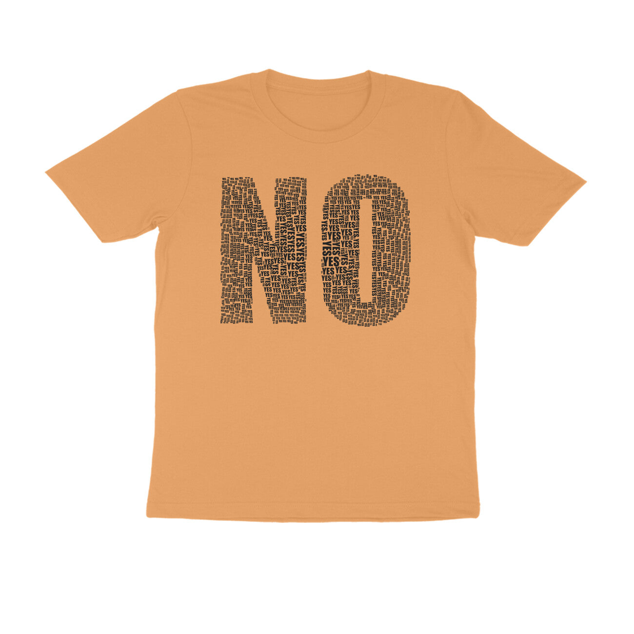 Half Sleeve Round Neck T-Shirt β Black Text - No puraidoprints
