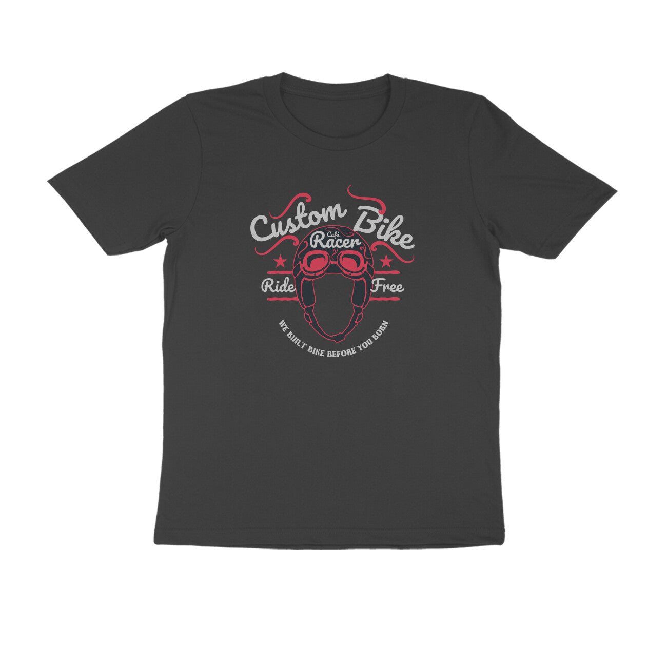 Half Sleeve Round Neck T-Shirt – Café Rider 1 puraidoprints