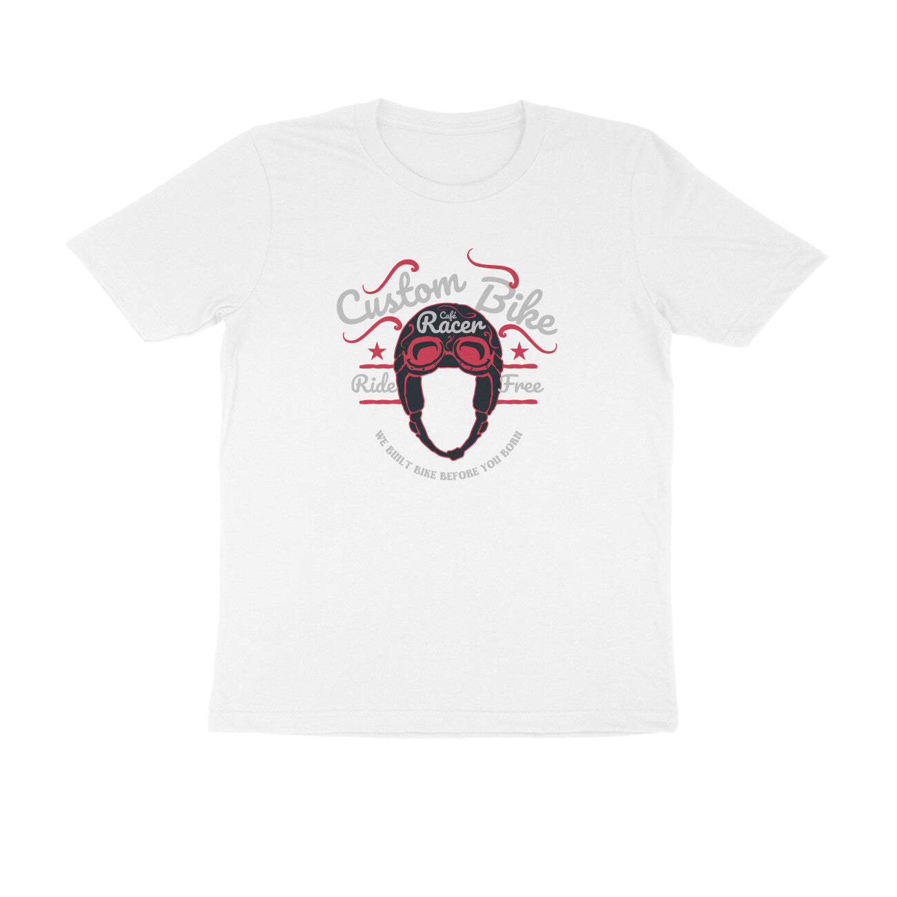 Half Sleeve Round Neck T-Shirt – Café Rider 1 puraidoprints