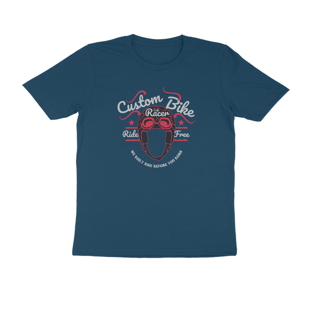 Half Sleeve Round Neck T-Shirt – Café Rider 1 puraidoprints