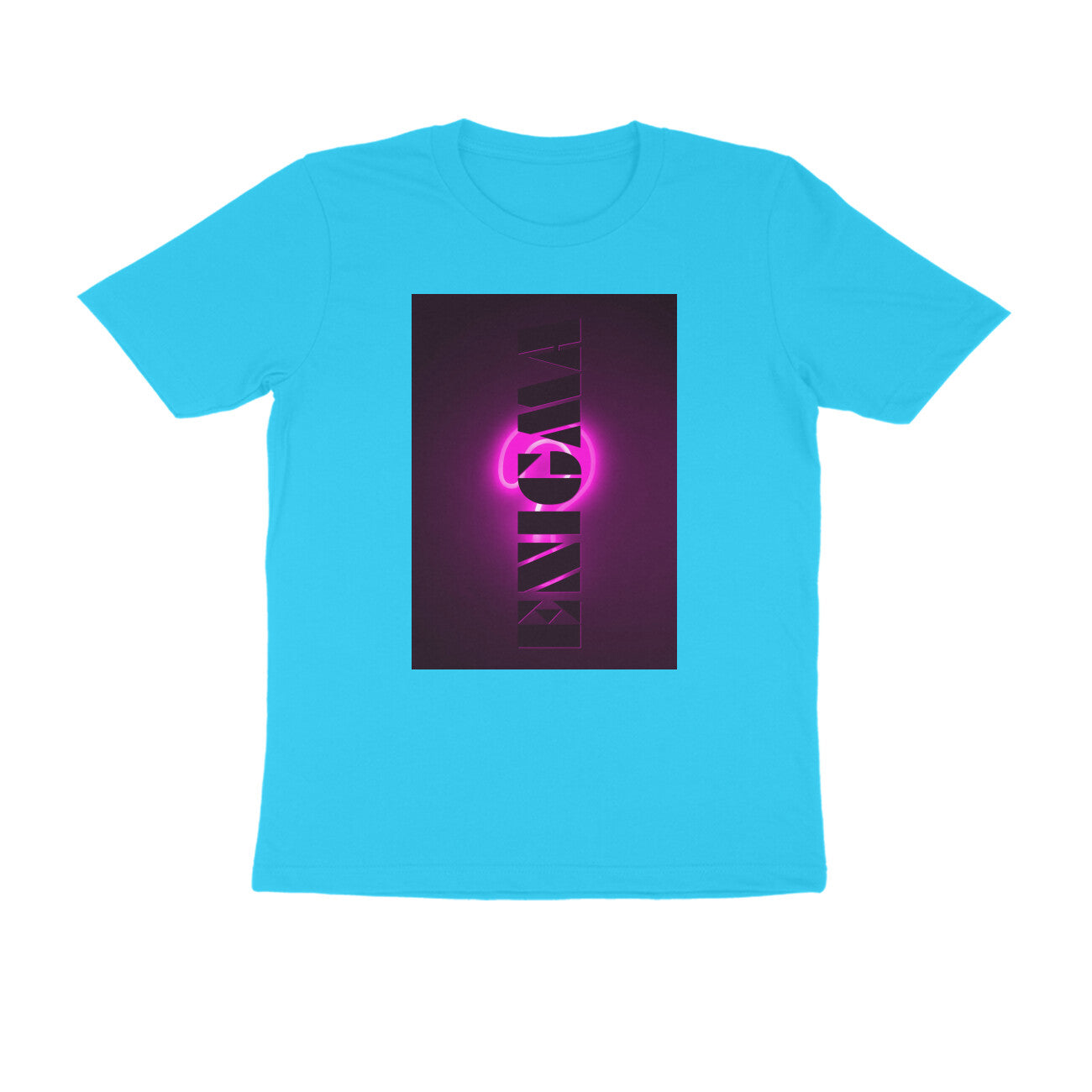 Half Sleeve Round Neck T-Shirt - Enigma puraidoprints