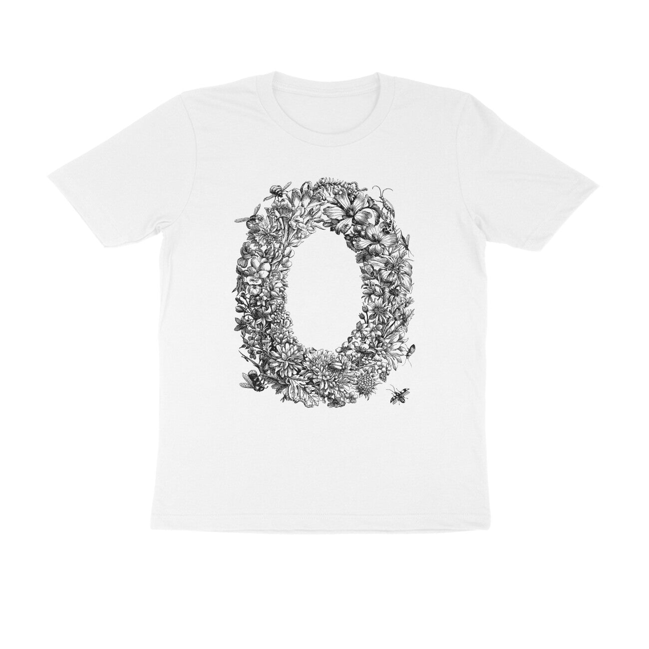 Half Sleeve Round Neck T-Shirt β Flora puraidoprints