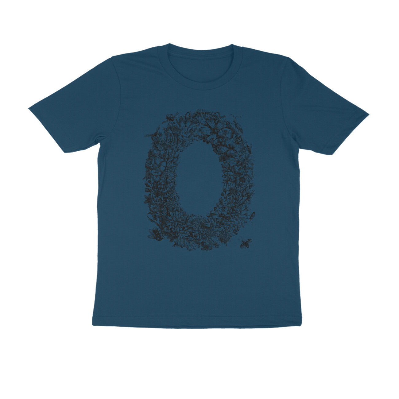 Half Sleeve Round Neck T-Shirt β Flora puraidoprints