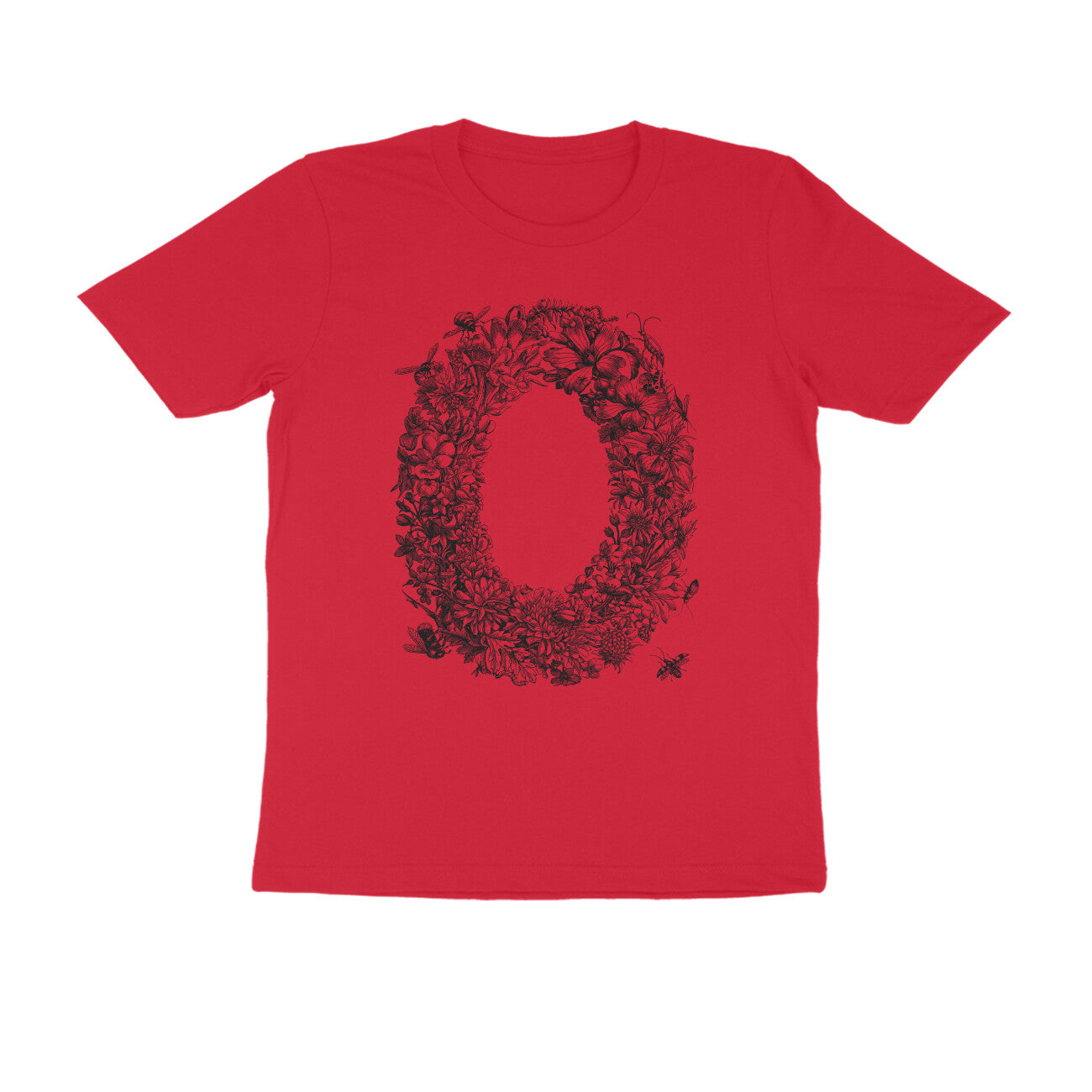 Half Sleeve Round Neck T-Shirt β Flora puraidoprints