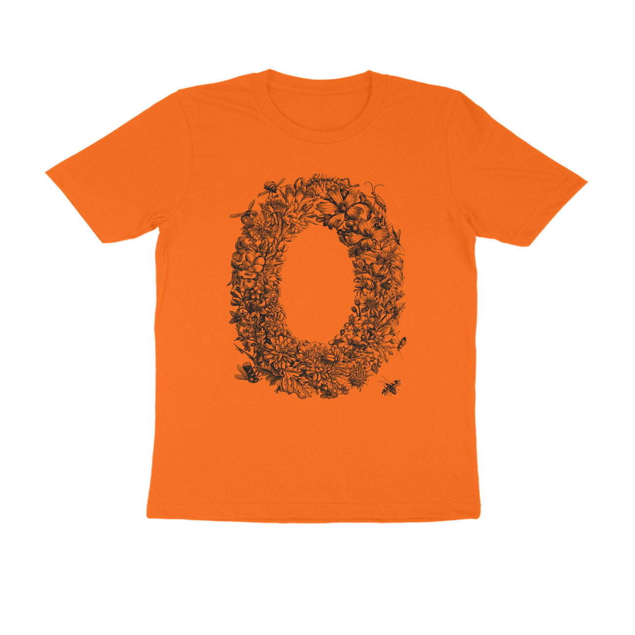 Half Sleeve Round Neck T-Shirt β Flora puraidoprints
