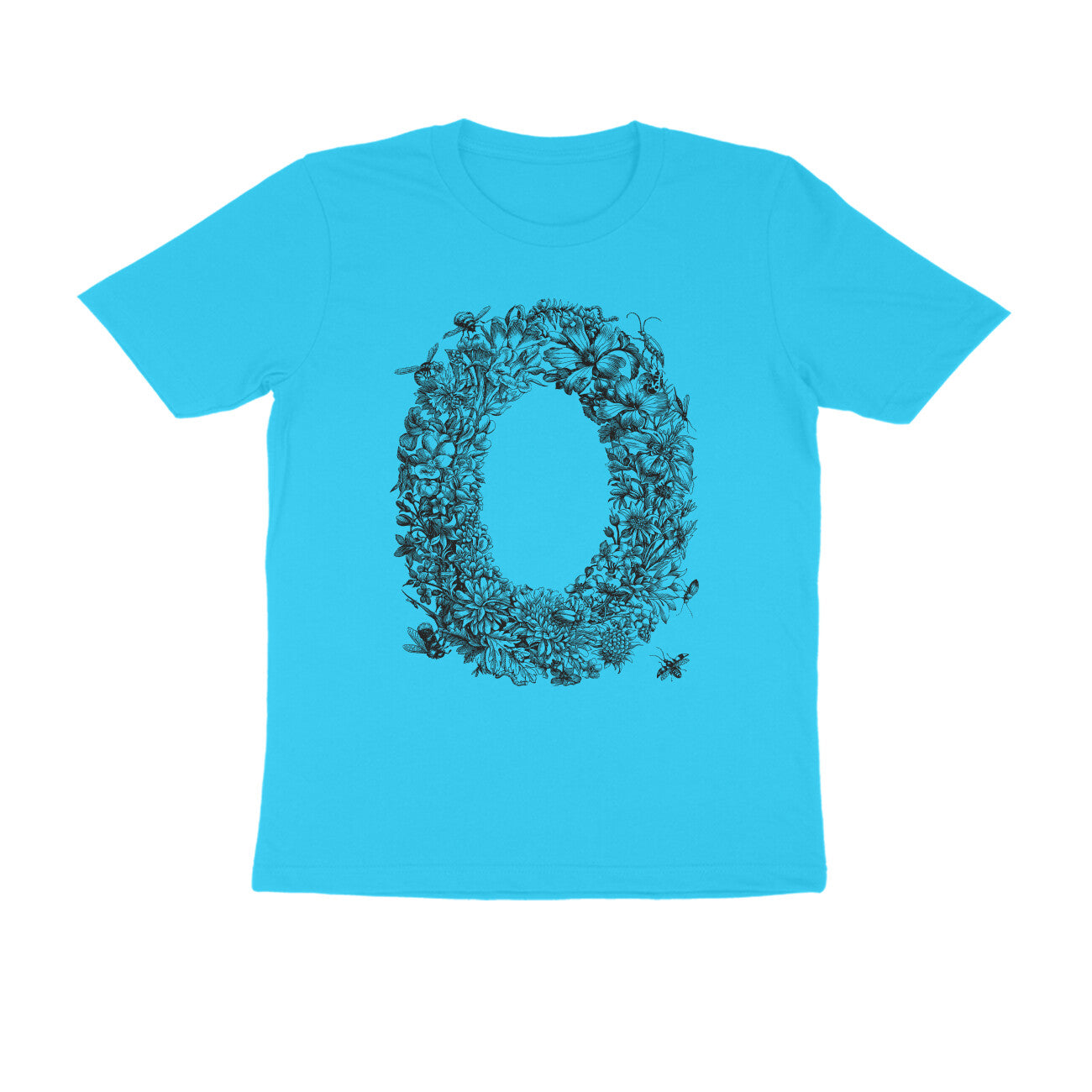 Half Sleeve Round Neck T-Shirt β Flora puraidoprints