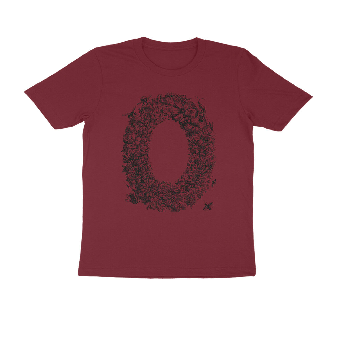 Half Sleeve Round Neck T-Shirt β Flora puraidoprints