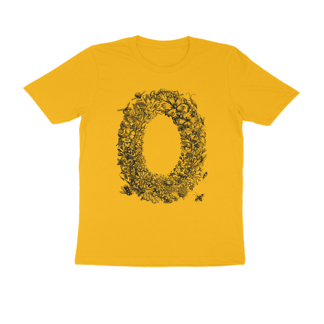Half Sleeve Round Neck T-Shirt β Flora puraidoprints