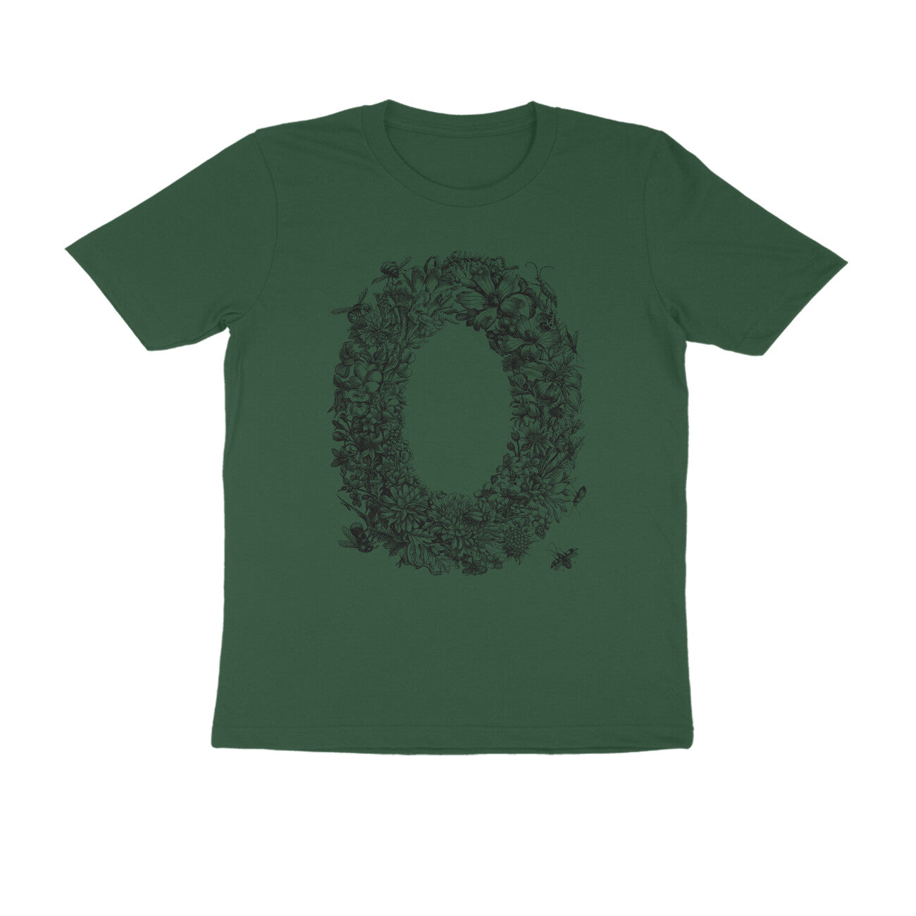 Half Sleeve Round Neck T-Shirt β Flora puraidoprints