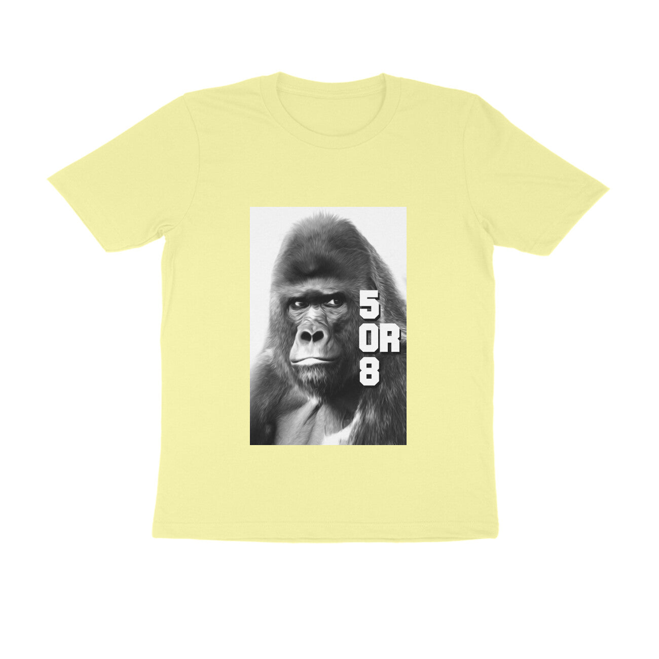 Half Sleeve Round Neck T-Shirt β Gorilla Me puraidoprints