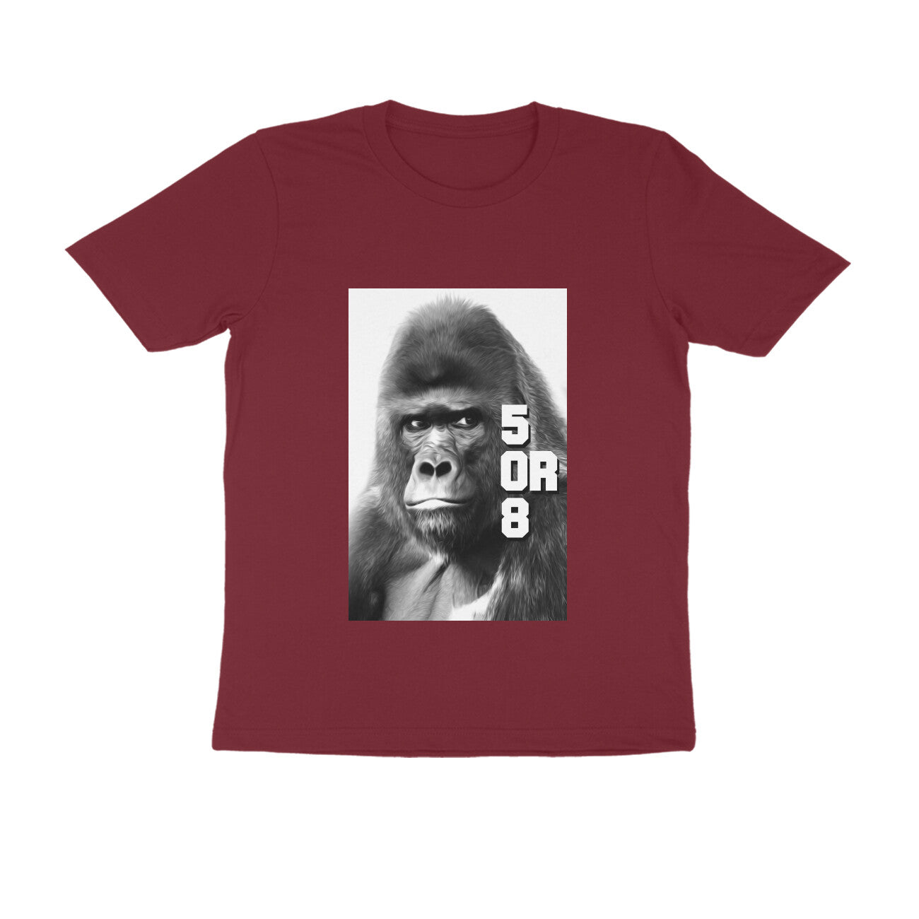 Half Sleeve Round Neck T-Shirt β Gorilla Me puraidoprints
