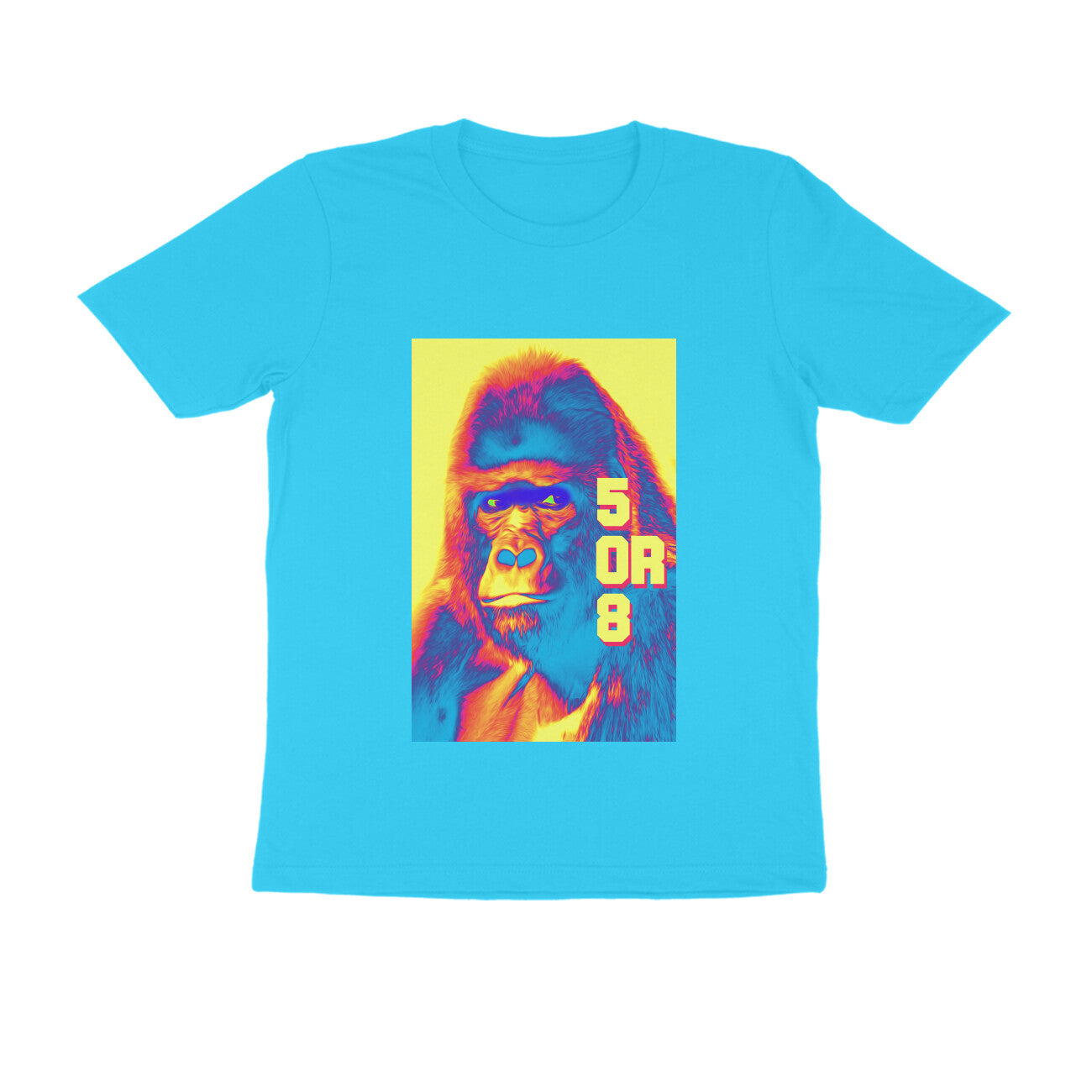 Half Sleeve Round Neck T-Shirt β Gorilla Me puraidoprints