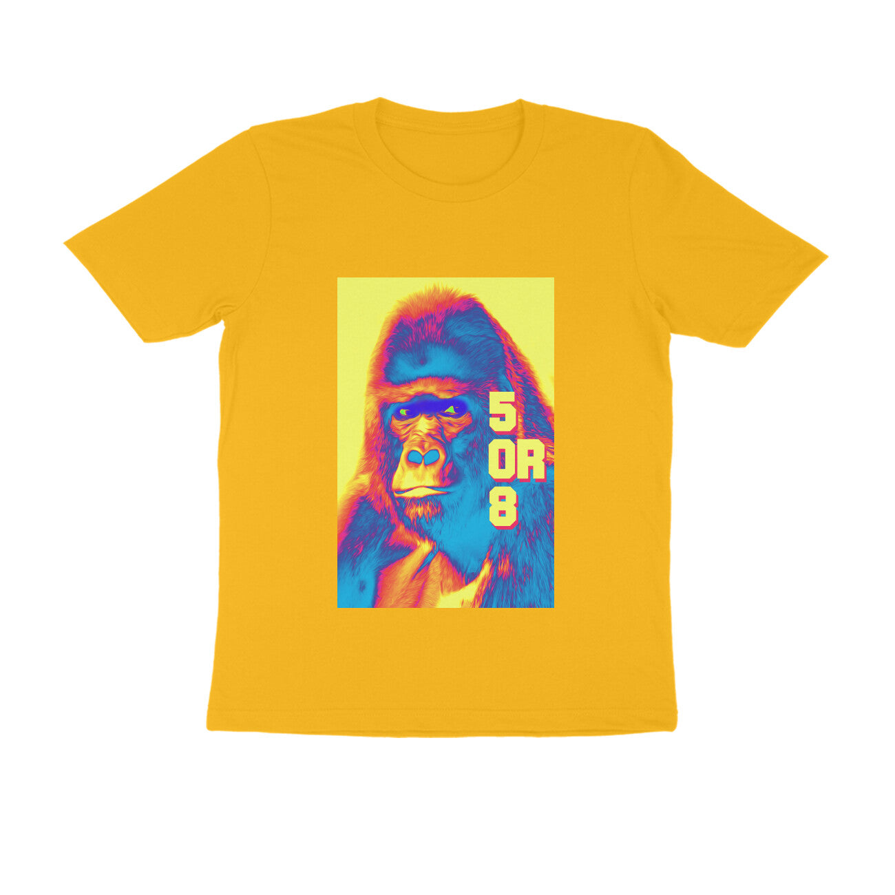 Half Sleeve Round Neck T-Shirt β Gorilla Me puraidoprints