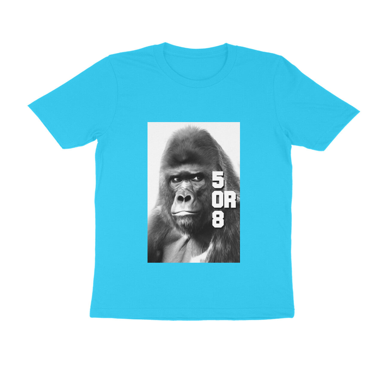 Half Sleeve Round Neck T-Shirt β Gorilla Me puraidoprints