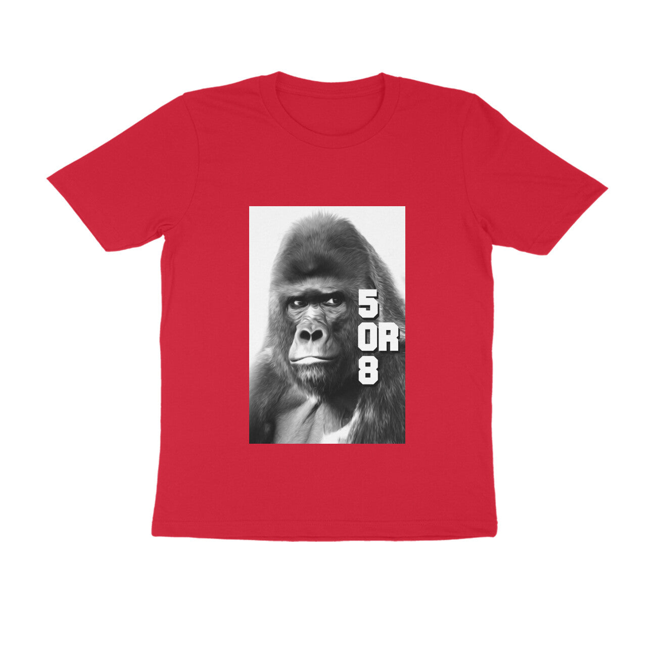 Half Sleeve Round Neck T-Shirt β Gorilla Me puraidoprints