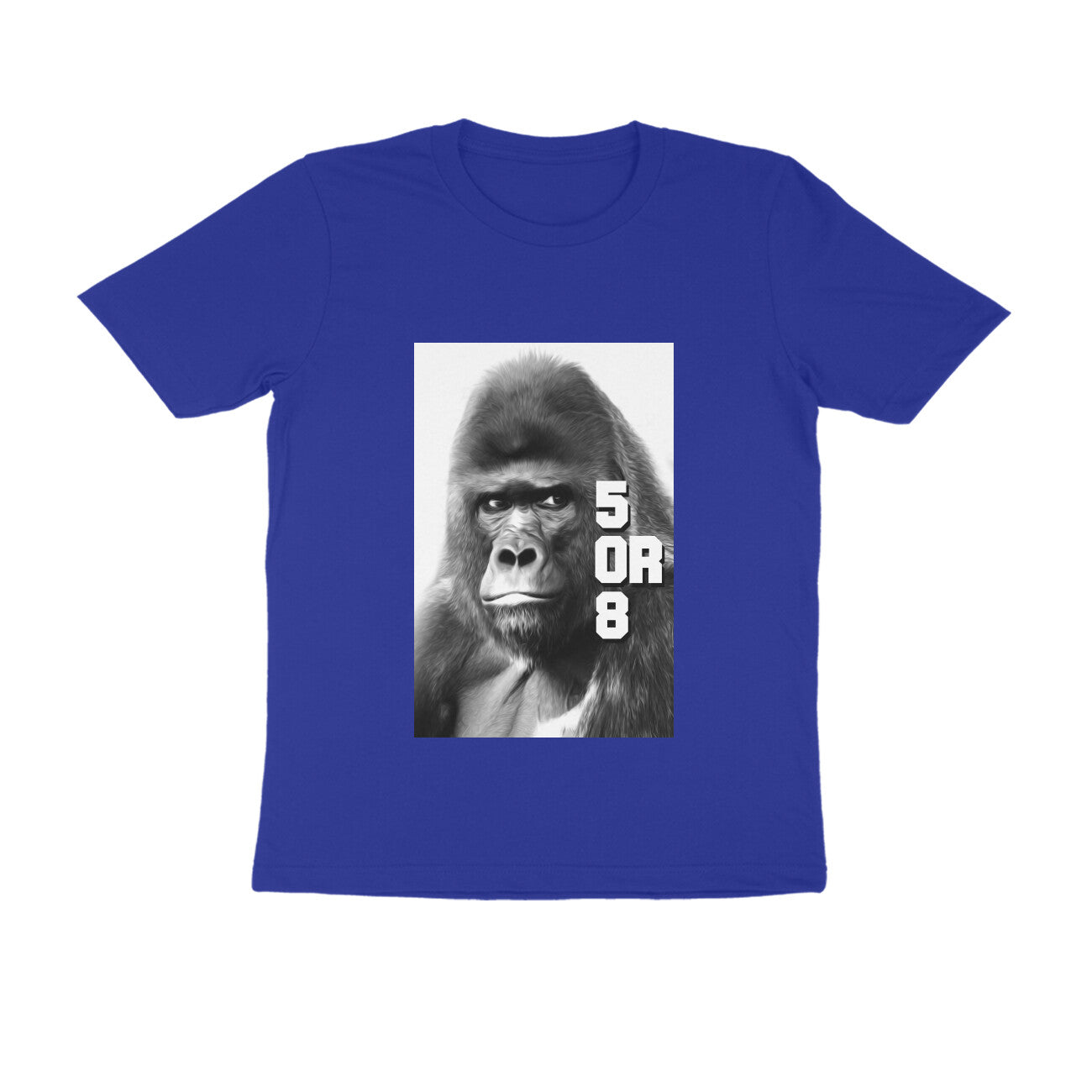 Half Sleeve Round Neck T-Shirt β Gorilla Me puraidoprints