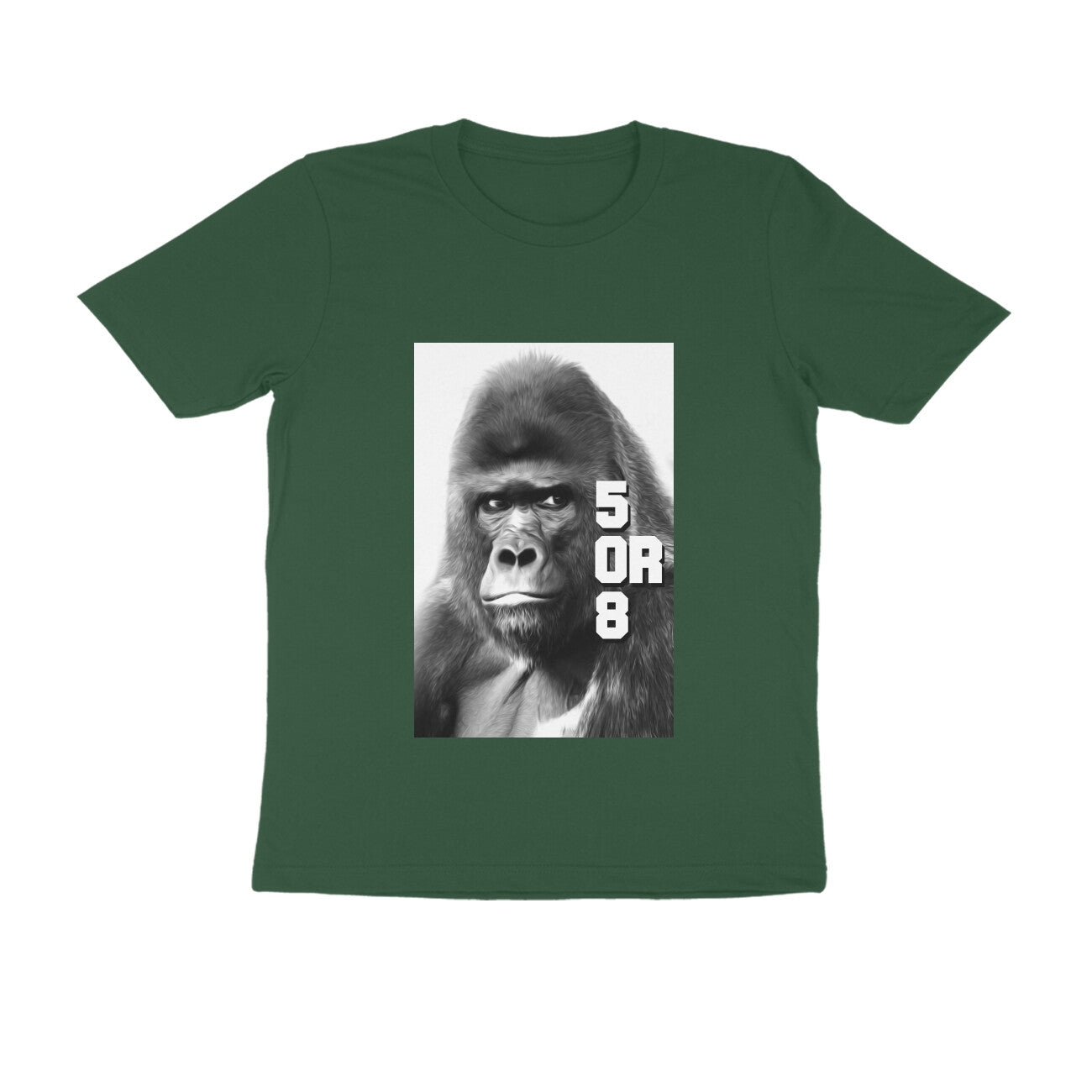 Half Sleeve Round Neck T-Shirt β Gorilla Me puraidoprints