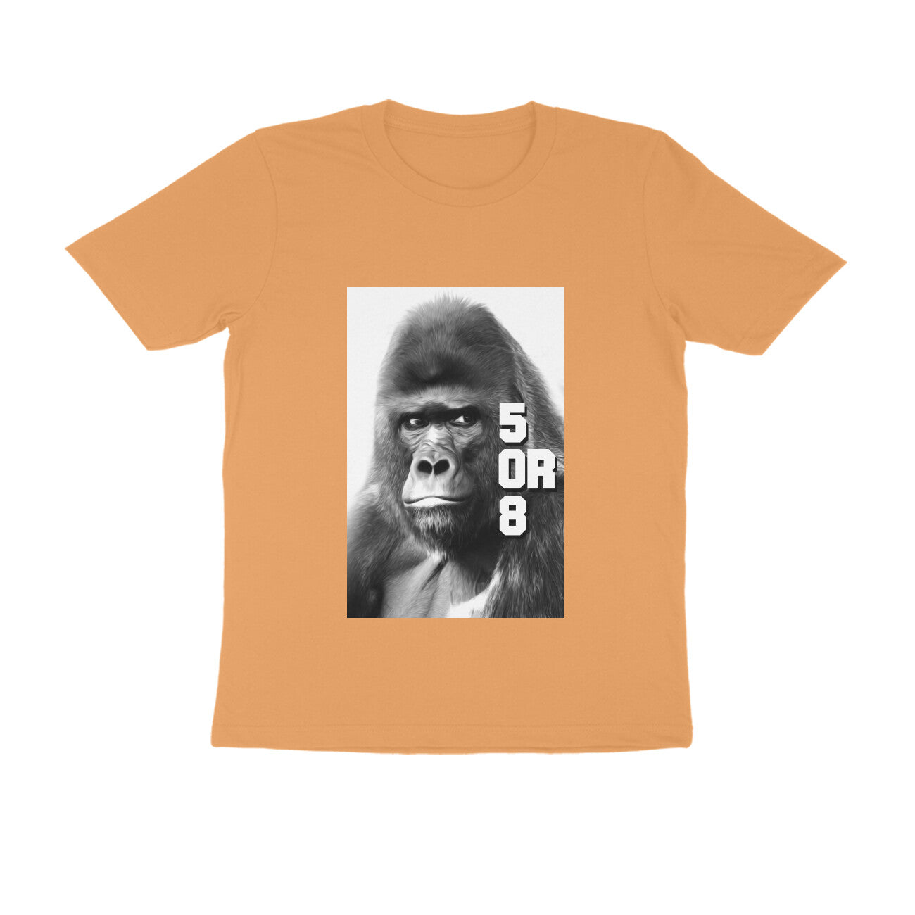 Half Sleeve Round Neck T-Shirt β Gorilla Me puraidoprints
