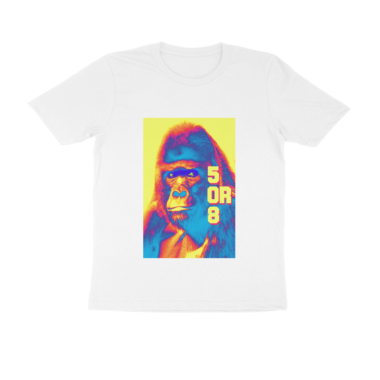 Half Sleeve Round Neck T-Shirt β Gorilla Me puraidoprints