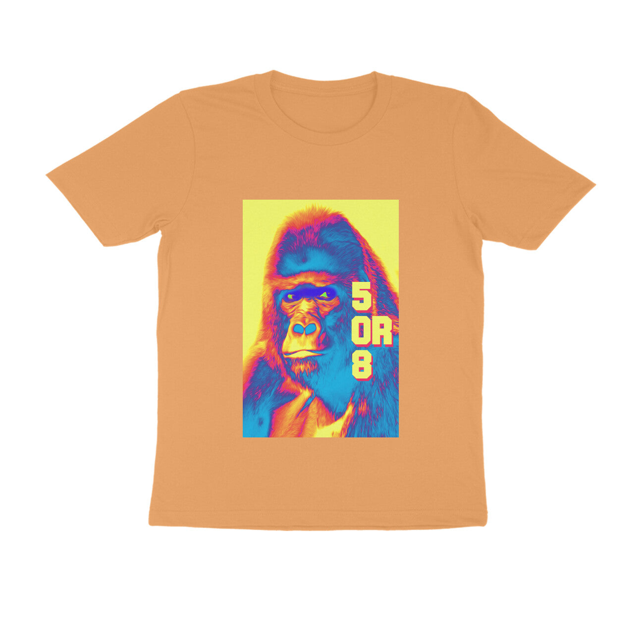 Half Sleeve Round Neck T-Shirt β Gorilla Me puraidoprints