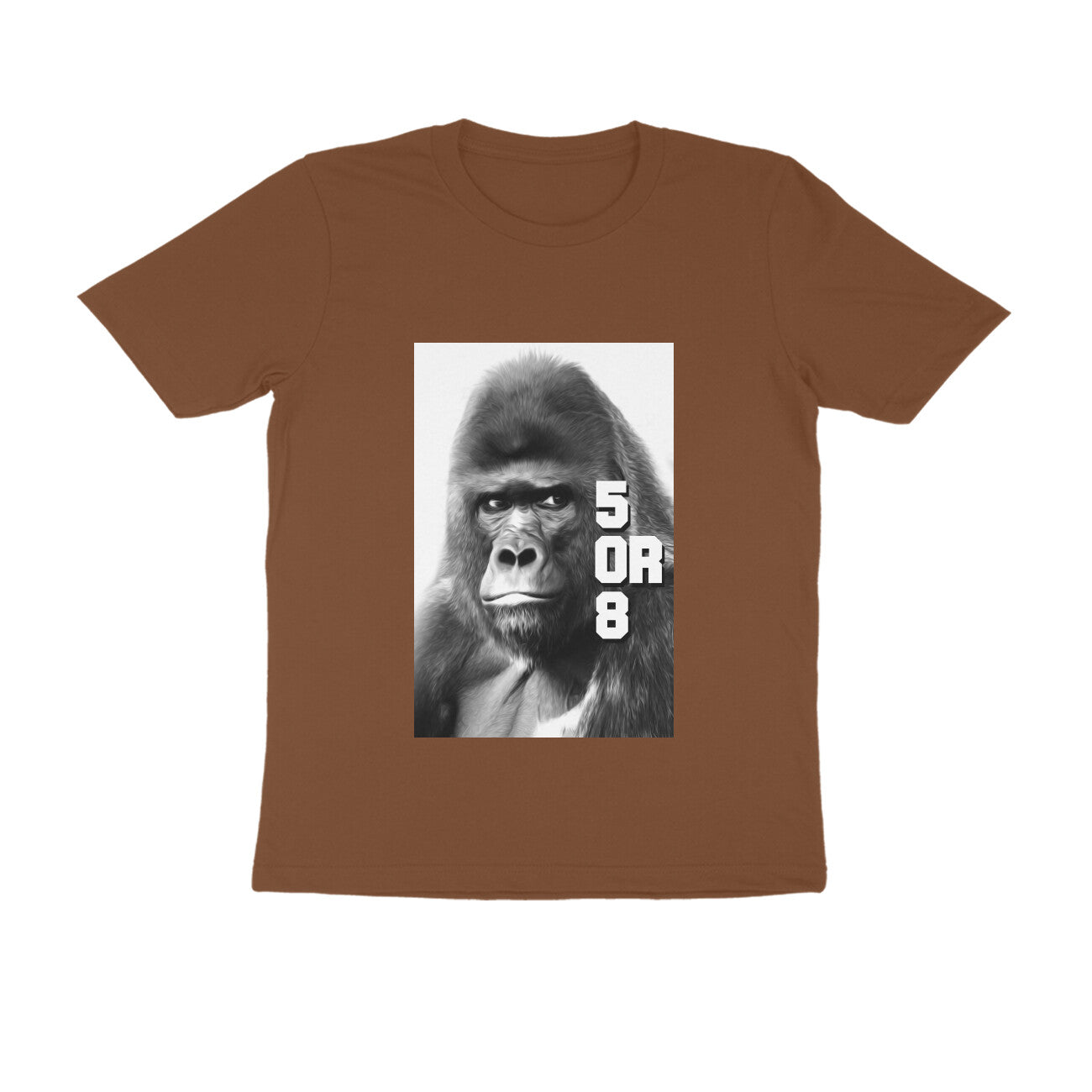 Half Sleeve Round Neck T-Shirt β Gorilla Me puraidoprints
