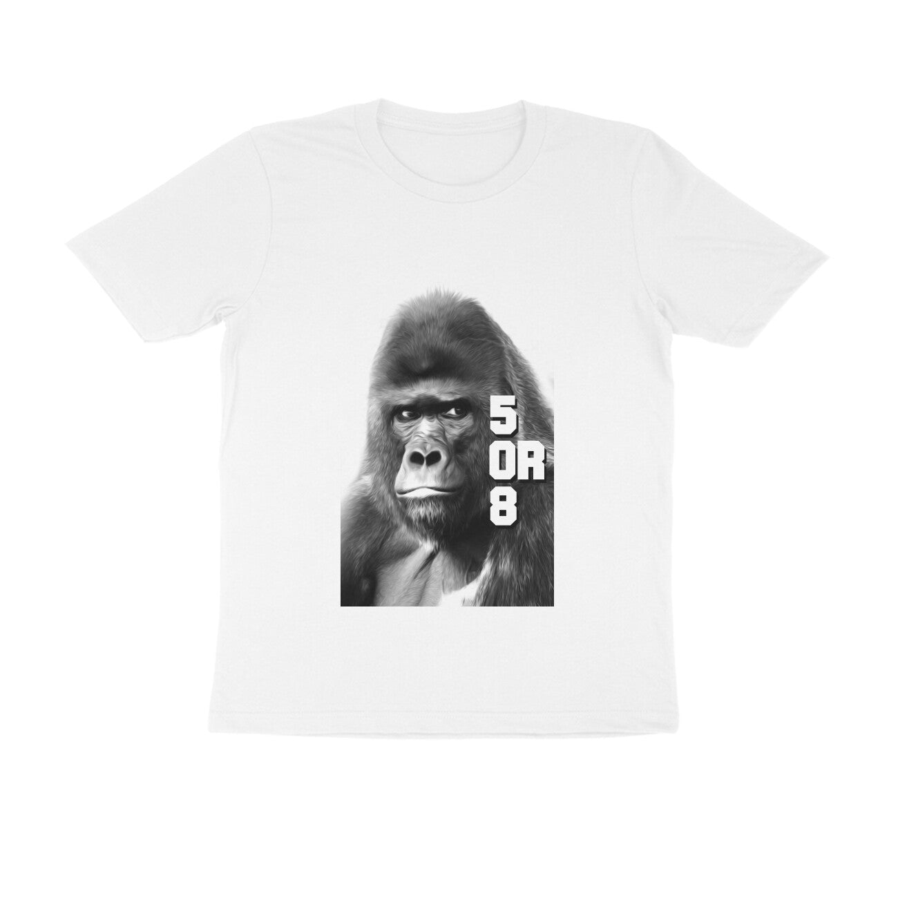 Half Sleeve Round Neck T-Shirt β Gorilla Me puraidoprints