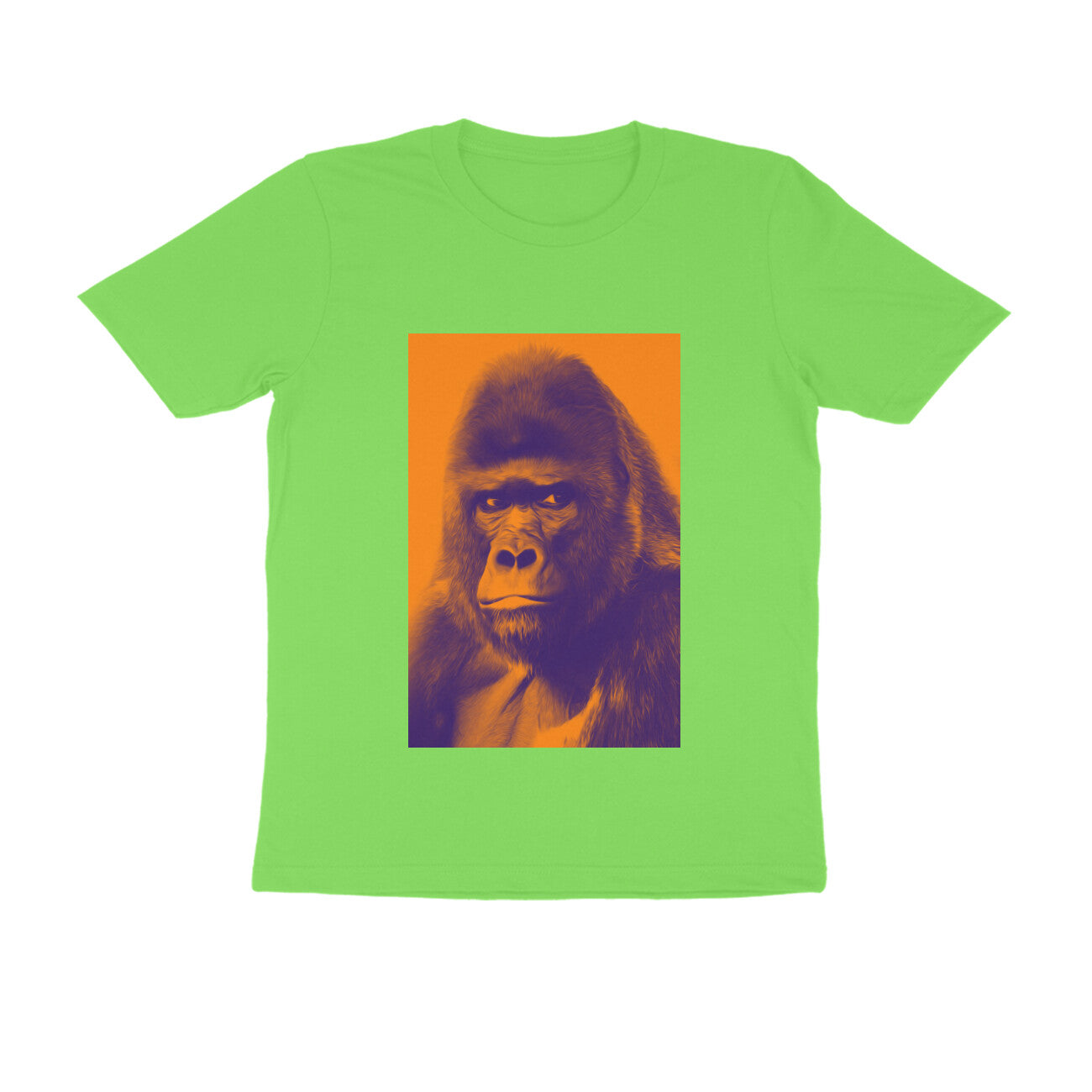Half Sleeve Round Neck T-Shirt β Gorilla puraidoprints
