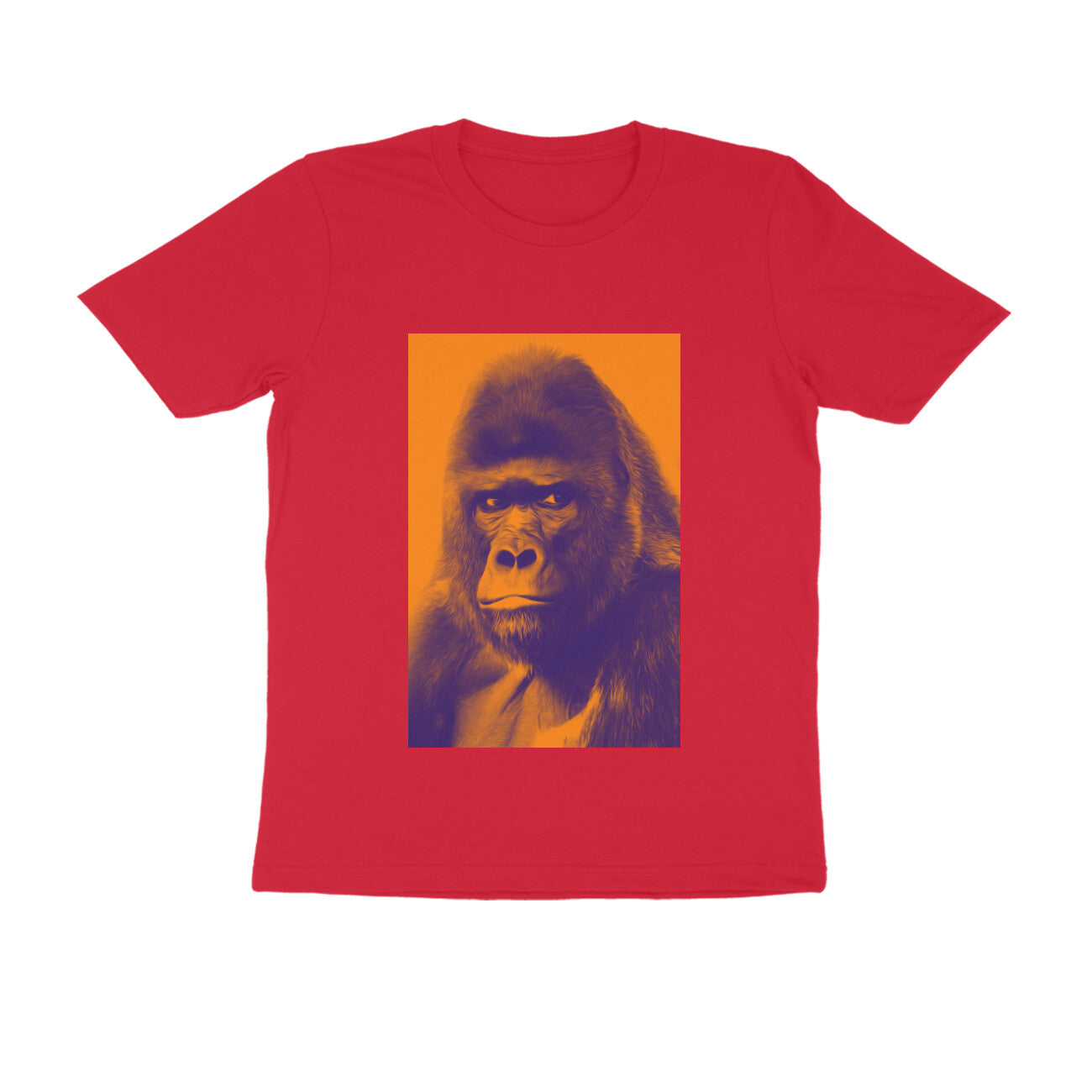 Half Sleeve Round Neck T-Shirt β Gorilla puraidoprints