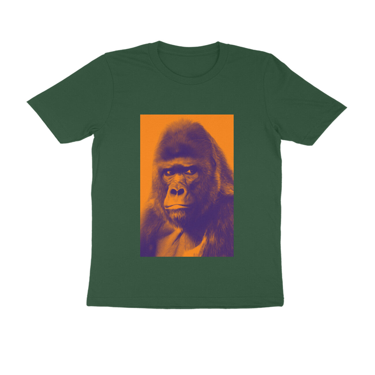 Half Sleeve Round Neck T-Shirt β Gorilla puraidoprints