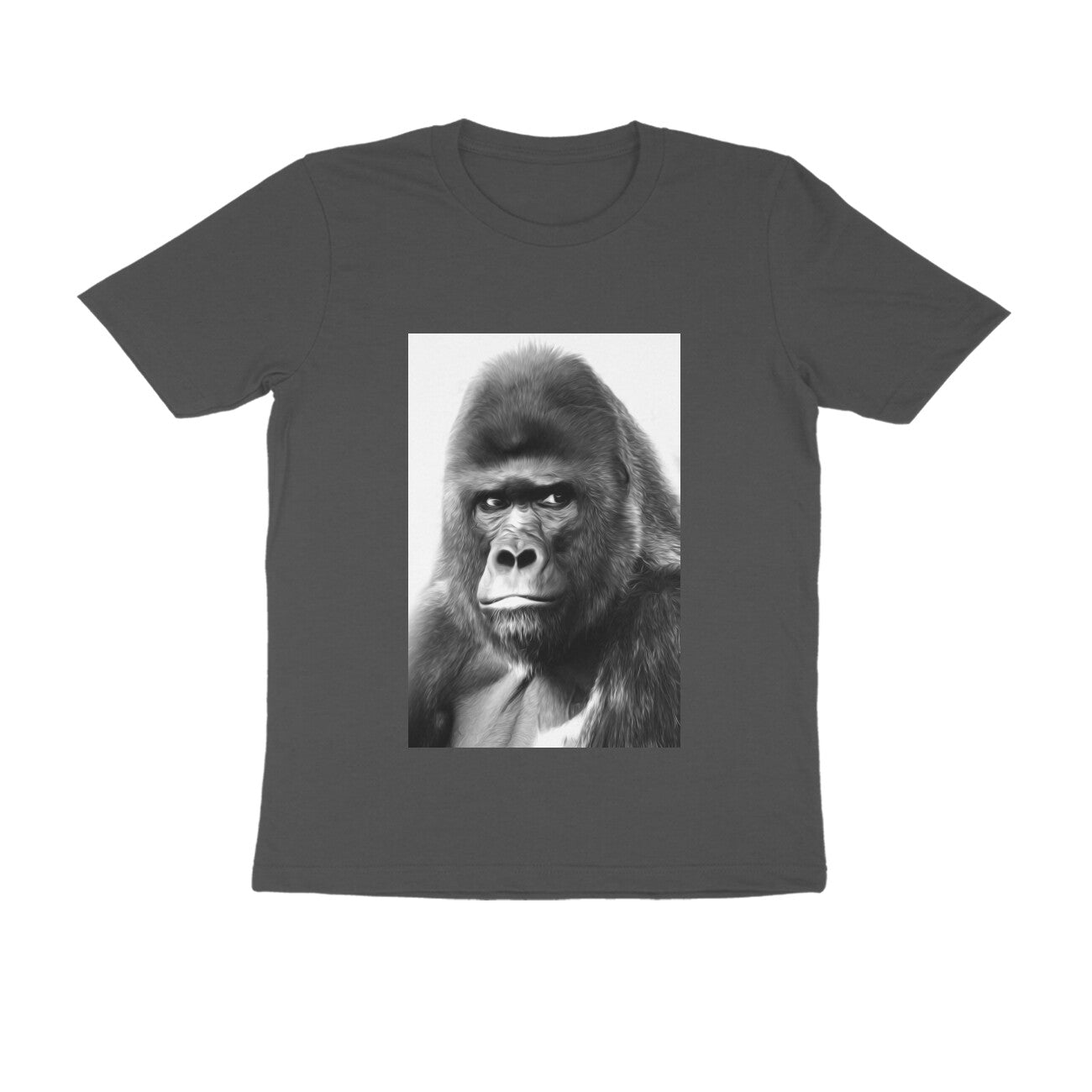 Half Sleeve Round Neck T-Shirt β Gorilla puraidoprints