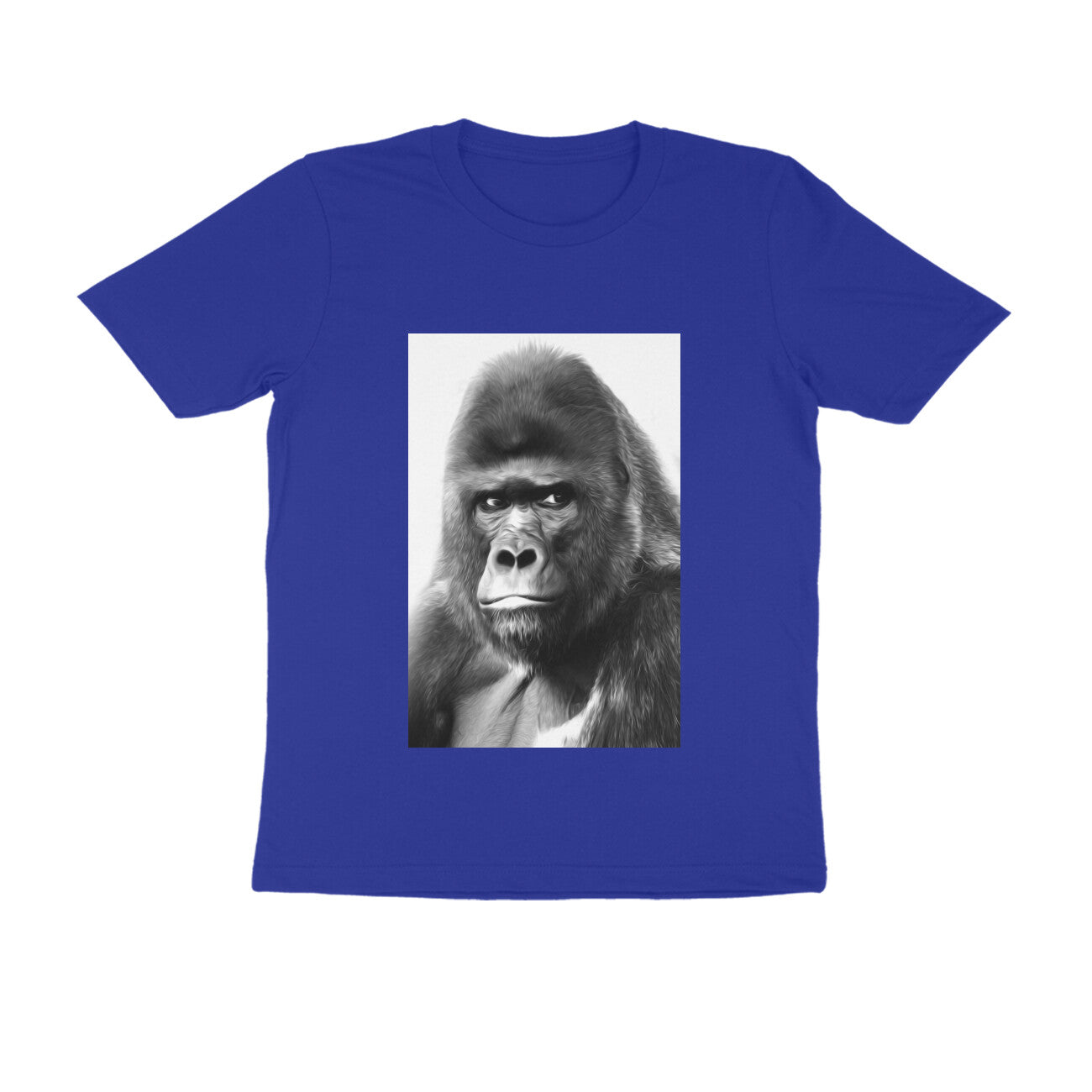 Half Sleeve Round Neck T-Shirt β Gorilla puraidoprints