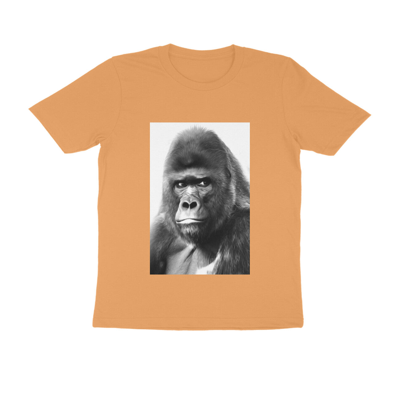 Half Sleeve Round Neck T-Shirt β Gorilla puraidoprints
