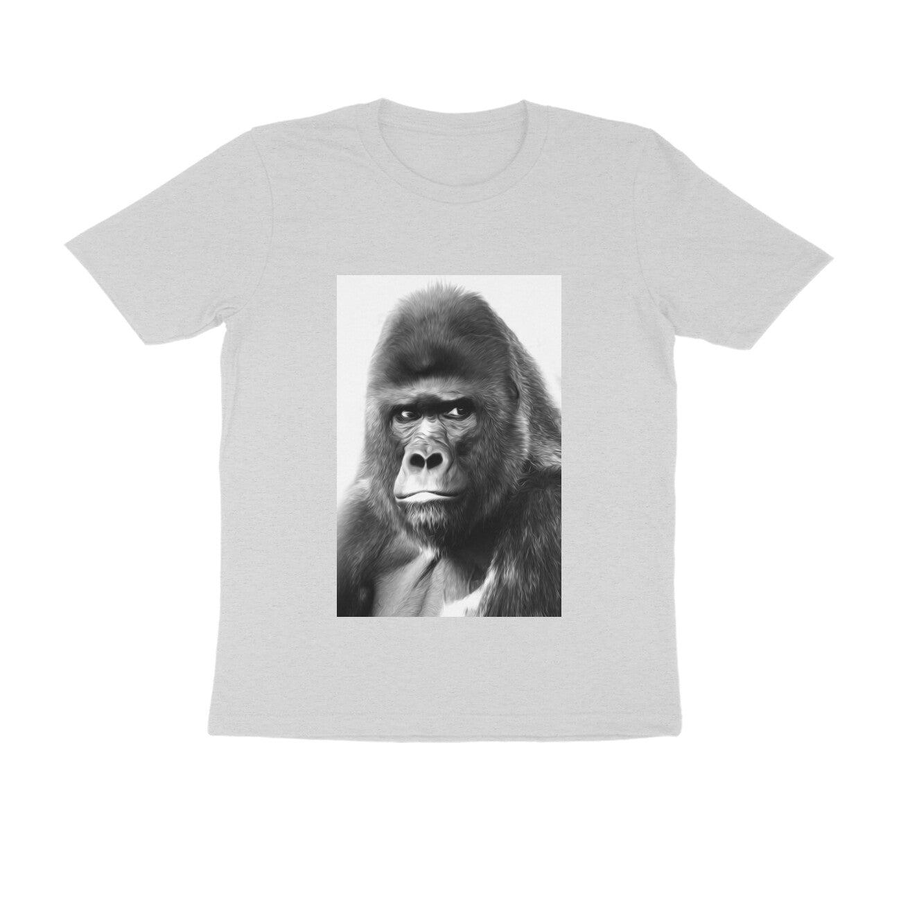 Half Sleeve Round Neck T-Shirt β Gorilla puraidoprints