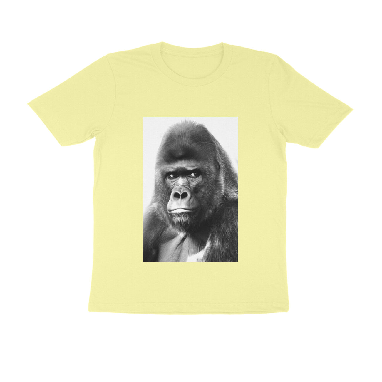 Half Sleeve Round Neck T-Shirt β Gorilla puraidoprints