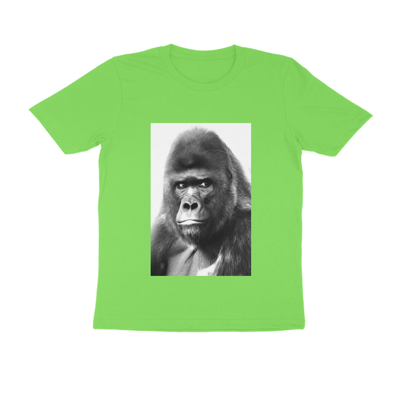 Half Sleeve Round Neck T-Shirt β Gorilla puraidoprints